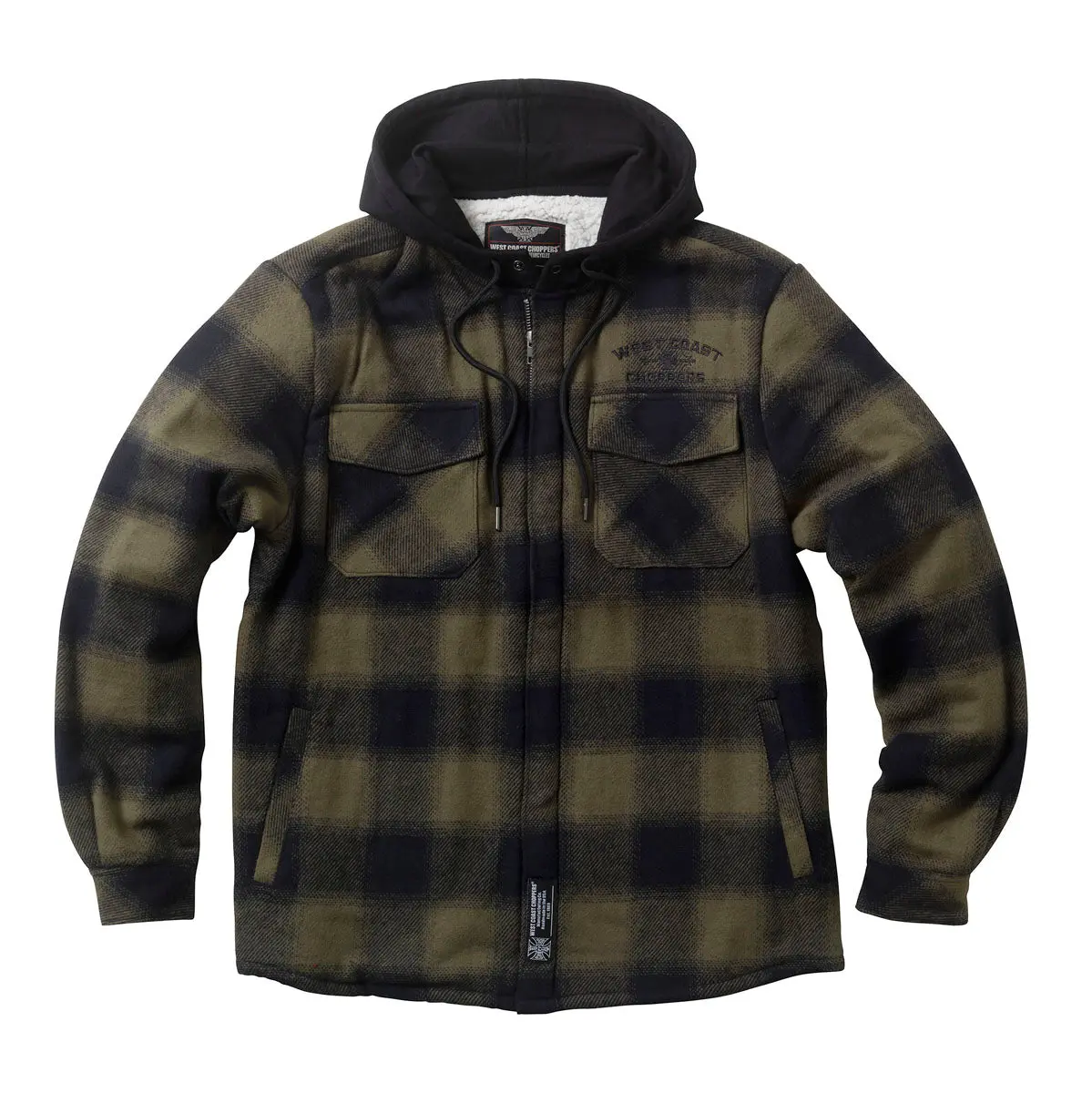 Wcc Hell Bent Flannel Jacket - Olive/Black 1