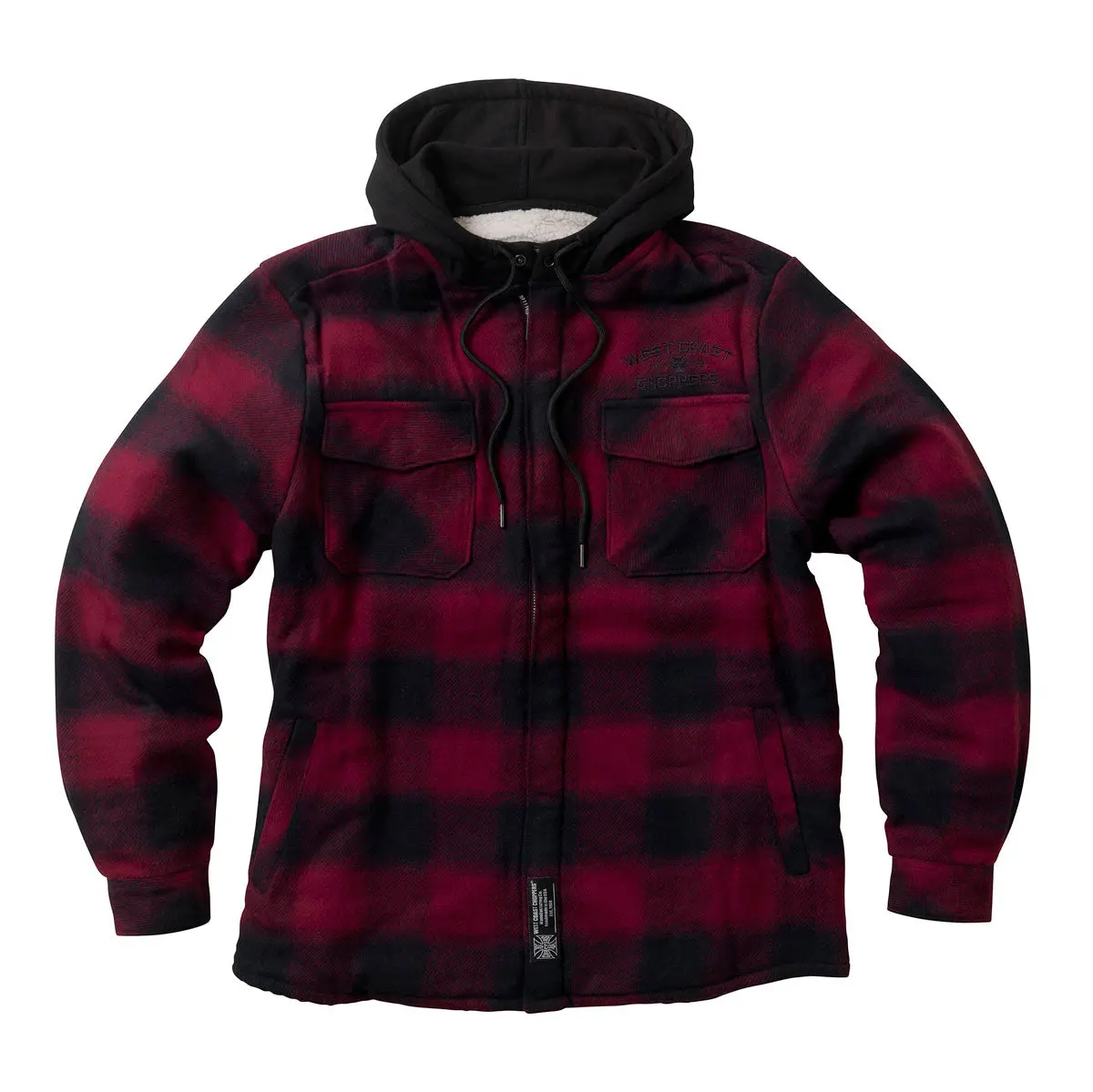 Wcc Hell Bent Flannel Jacket - Red/Black 1