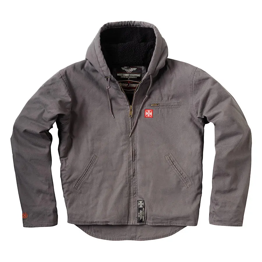 Wcc Sherpa Lined Heavy Duty Work Jacket - Charcoal 1