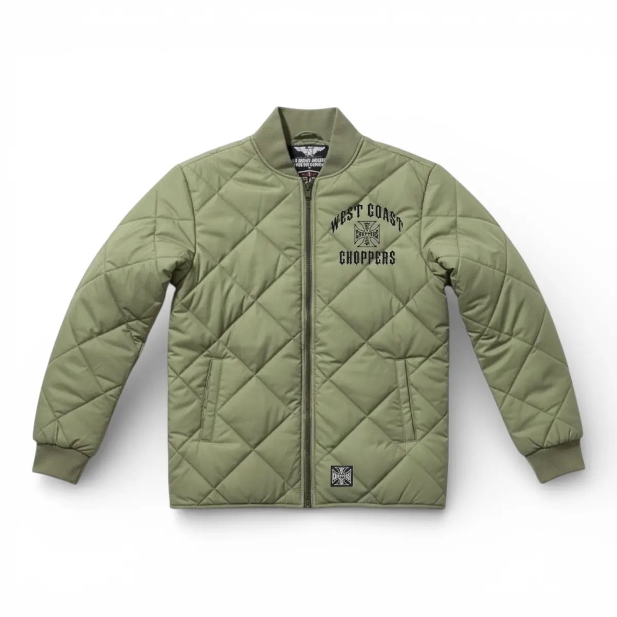 Wcc Iron Quilted Jacket - Olive Green 1