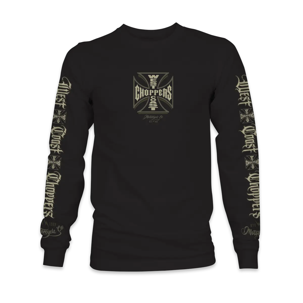 Wcc Gangscript Long Sleeve - Black 1