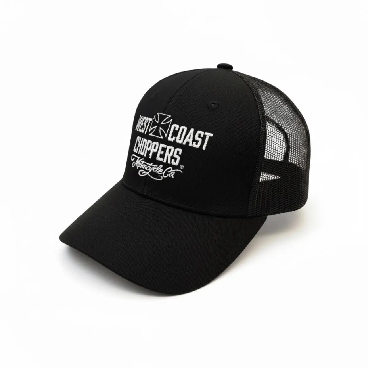 West Coast Choppers Motorcycle Co. Mesh Hat - Black 1