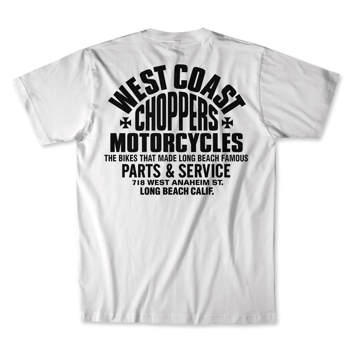 West Coast Choppers Parts Tee - White 1