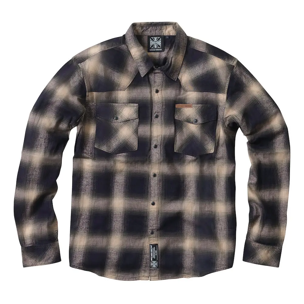 Wcc Outlaw Flannel - Olive/Beige 1