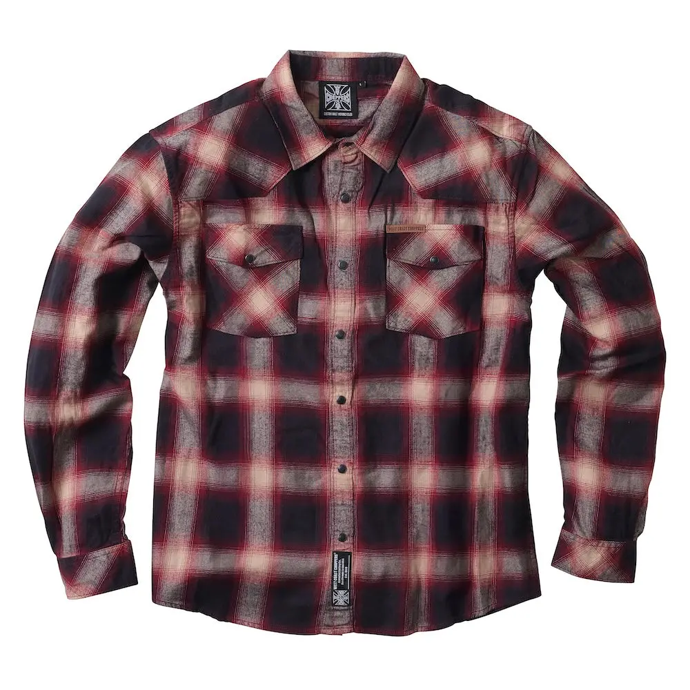 Wcc Outlaw Flannel - Red/Grey 1