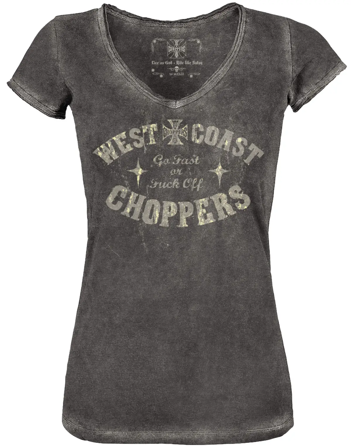 Wcc Go Fast V Neck - Black 1