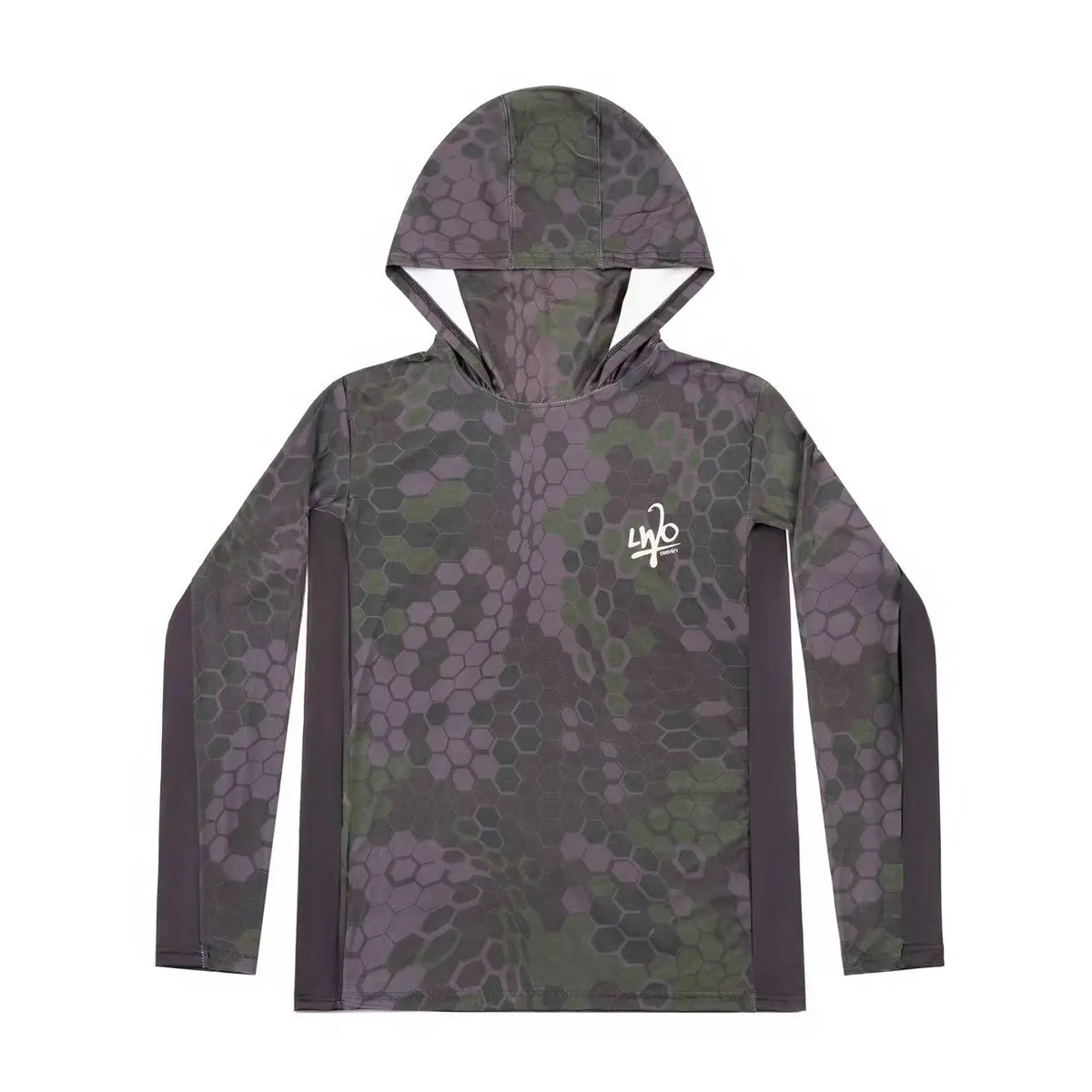 Scale Camo Fishing Hoodie 1