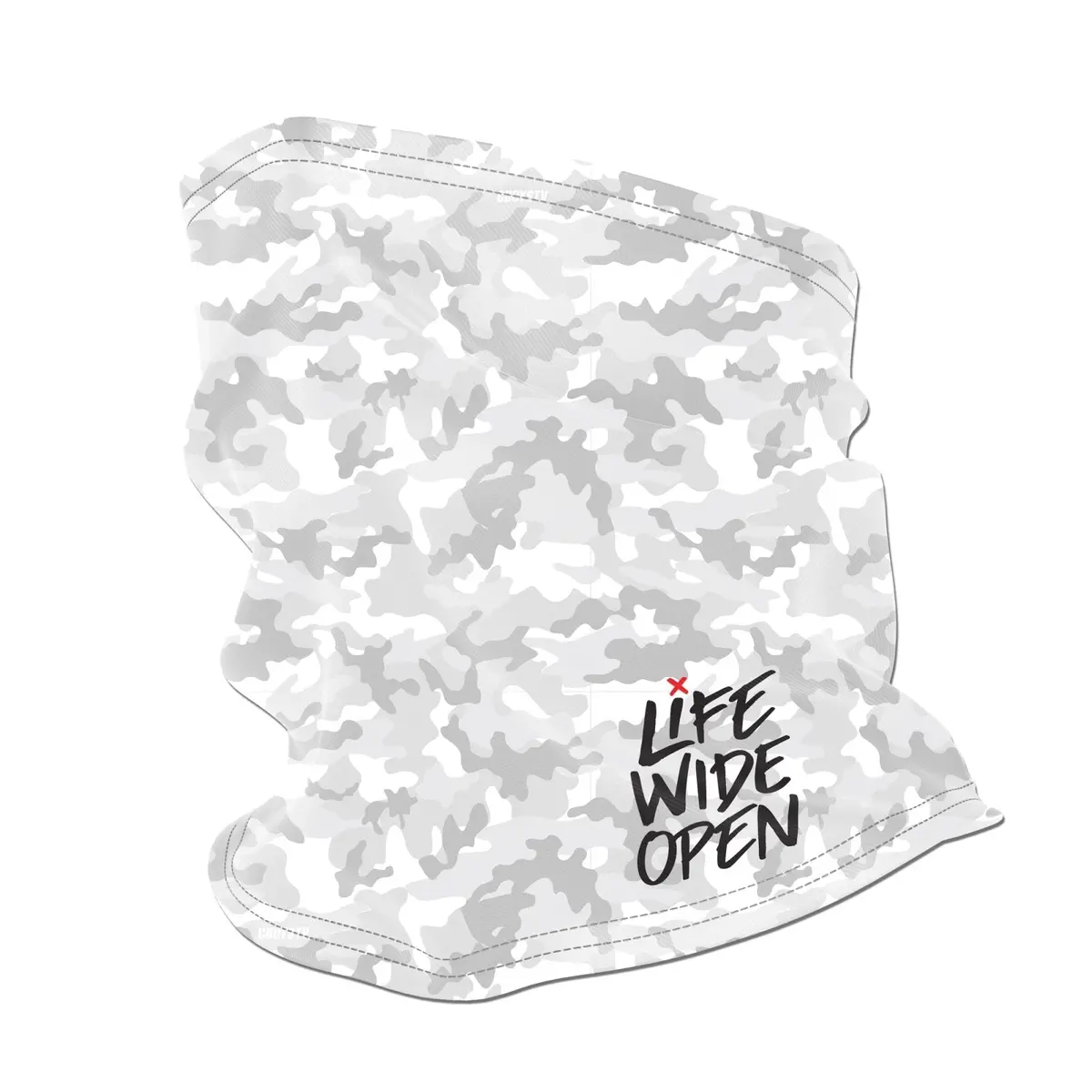 White Camo Neck Gaiter 1