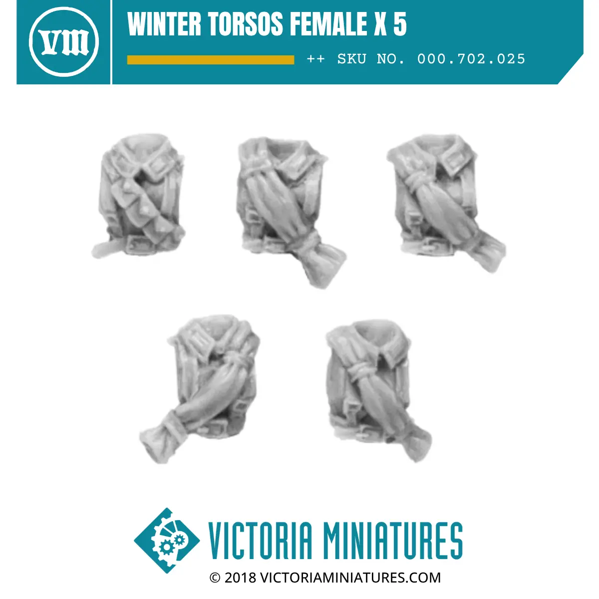 Winter Torsos Female X 5 1