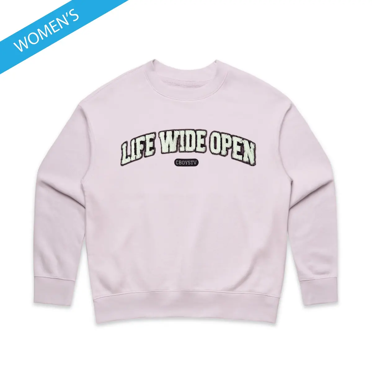 Women's Lwo Applique Crew 1
