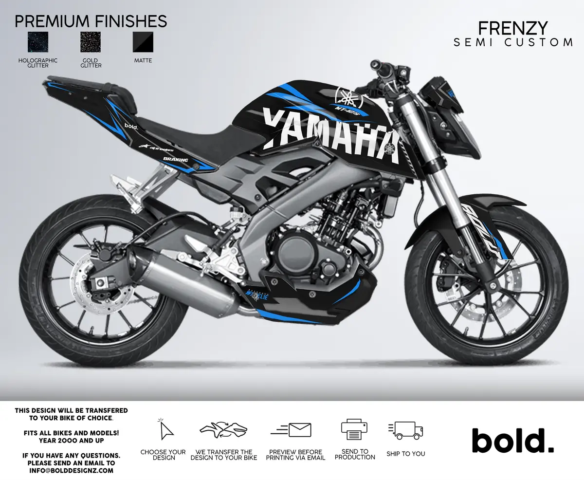 Frenzy - Yamaha Mt Graphics Kit 1