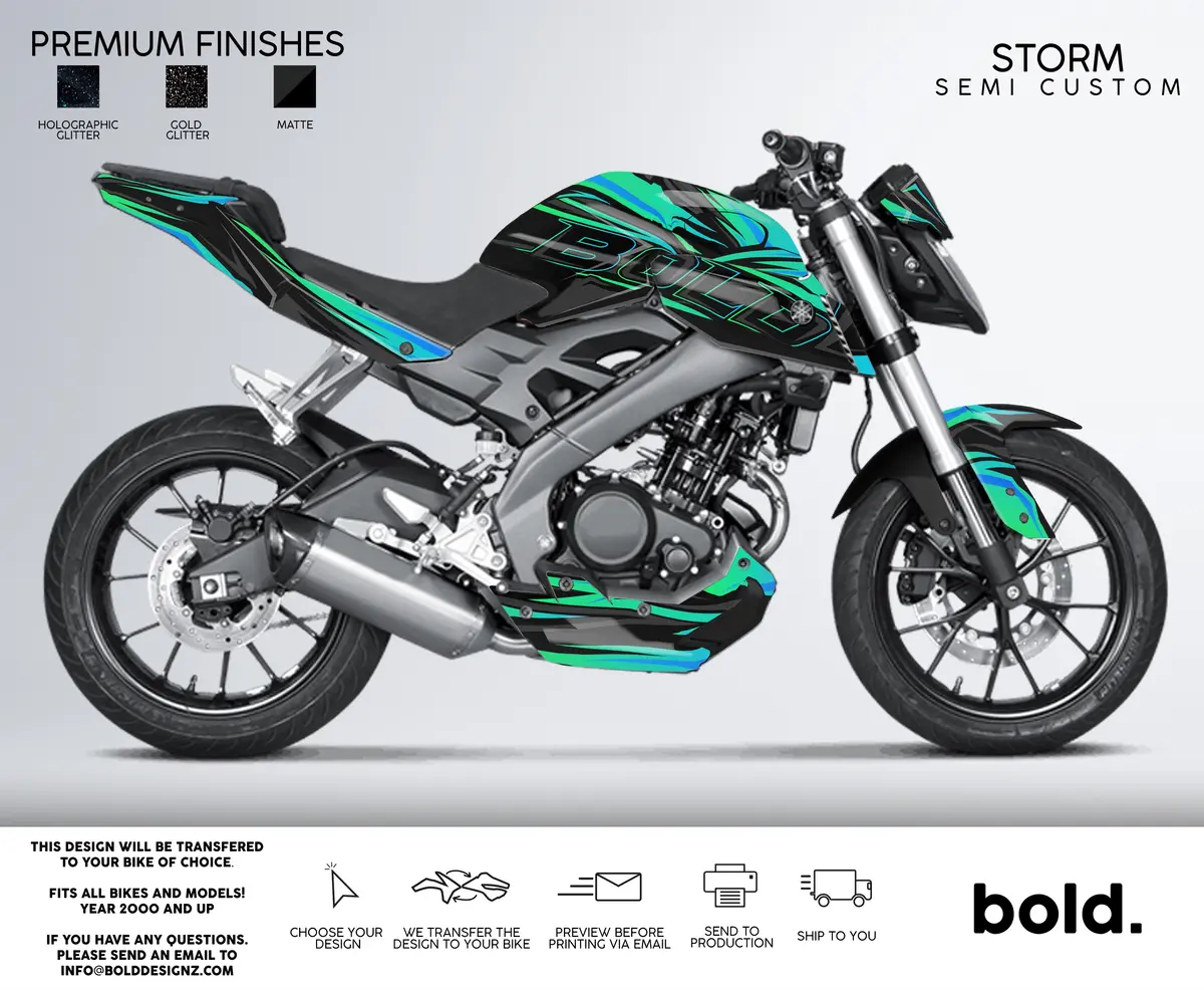 Storm - Yamaha Mt Graphics Kit 1