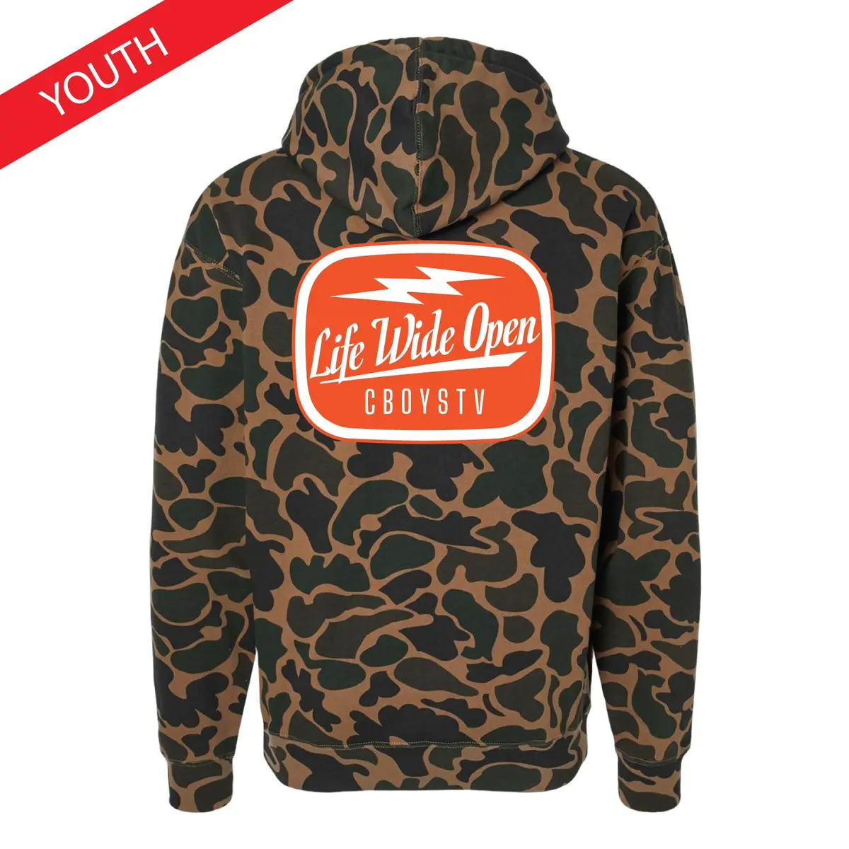 Youth Duck Camo Lwo Hoodie 1