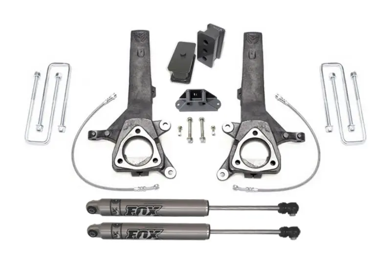 Maxtrac 04-18 Nissan Titan 2Wd 4In/2In Maxpro Elite Spindle Lift Kit W/Fox Shocks 1
