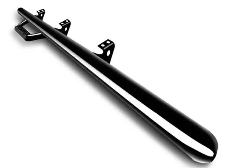 N-Fab Nerf Step 17-18 Ford F-250/F-350 Regular Cab 8Ft Bed - Gloss Black - Bed Access - 3In 1
