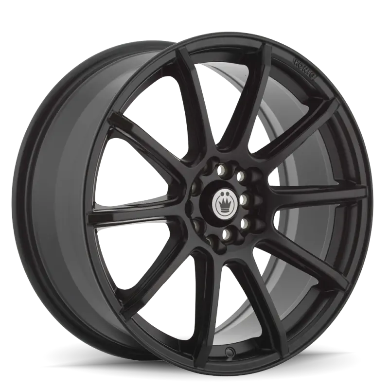 Konig Control 14X6 4X100 / 4X108 Et38 Matte Black 1
