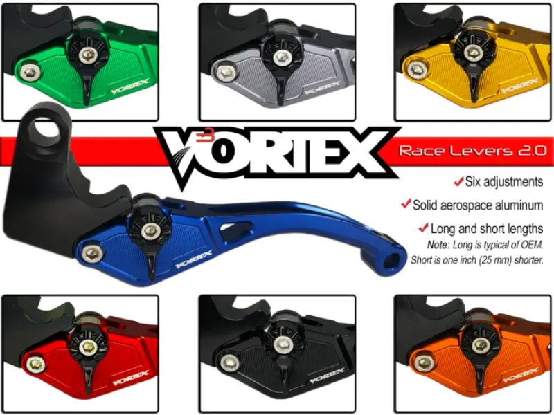 Vortex Racing H-L202 R104 Brake Lever Long- Black 1