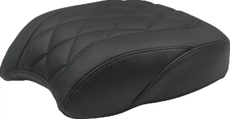 Mustang 08-21 Harley Electra Glide Std, Rd Glide, Rd King, Str Glide Sissy Bar Pad Deluxe - Black 1