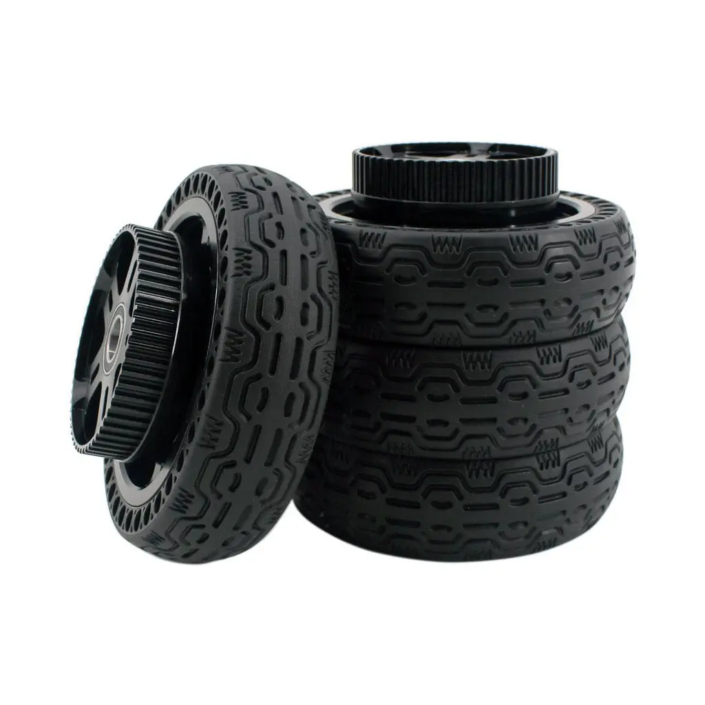 All Terrain Wheels Airless Tire (6.5Inch 4 Pcs Of 1 Sets) 1