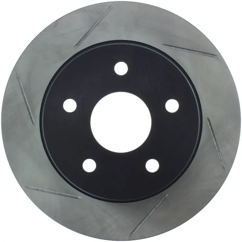 Stoptech Power Slot 04-09 Dodge Durango / 02-05 Ram 1500 Front Right Slotted Rotor 1