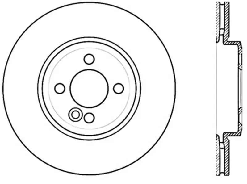 Stoptech Drilled Sport Brake Rotor 1