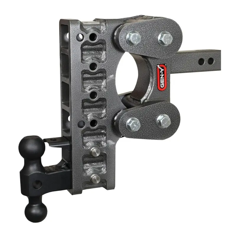 Gen-Y The Boss Torsion-Flex 3In Shank 12In Drop 21K Hitch W/Gh-061 Dual-Ball/Gh-062 Pintle Lock 1