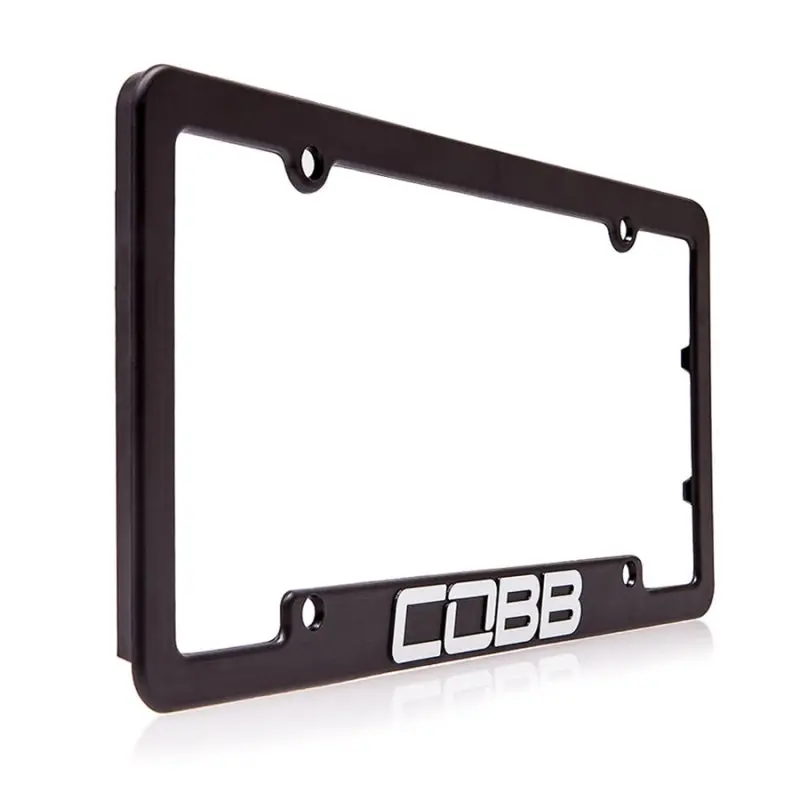 Cobb Black License Plate Frame 1