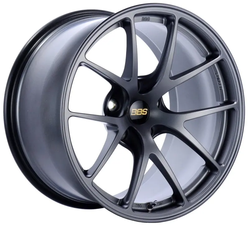 Bbs Ri-A 18X8.5 5X120 Et34 Matte Graphite Wheel -82Mm Pfs/Clip Required 1