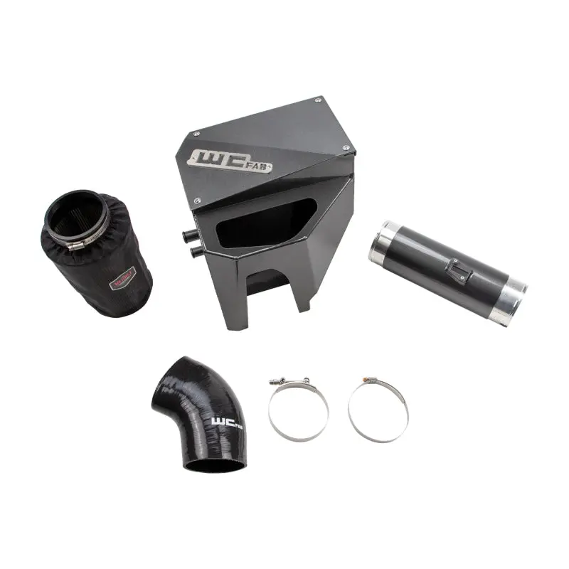 Wehrli 20-24 Ford 6.7L Powerstroke 4In. Intake Kit - Bengal Red 1