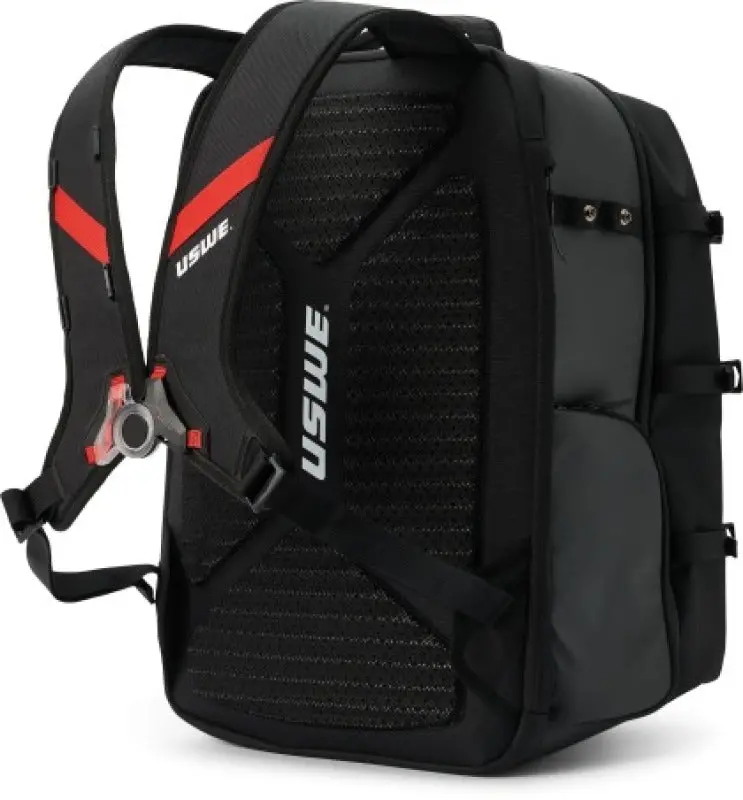 Uswe Buddy Athlete Gear Backpack 40L - Black/Red 1