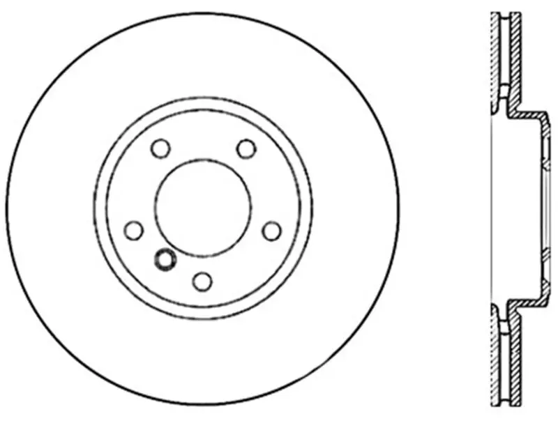 Stoptech Drilled Sport Brake Rotor 1