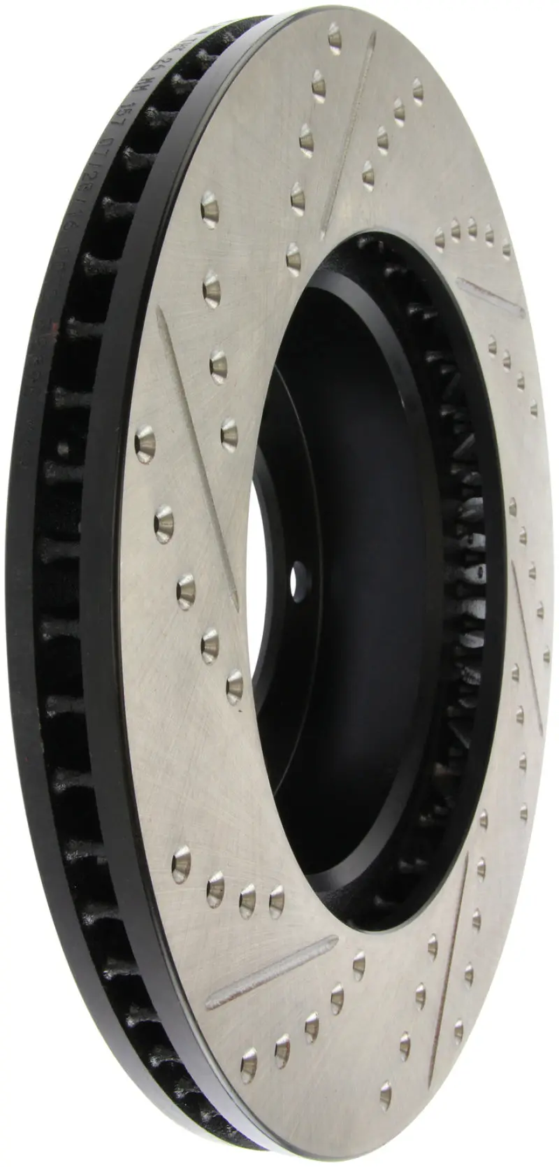 Stoptech 00-06 Toyota Tundra / 01-07 Toyota Sequoia Front Left Slotted & Drilled Rotor 1