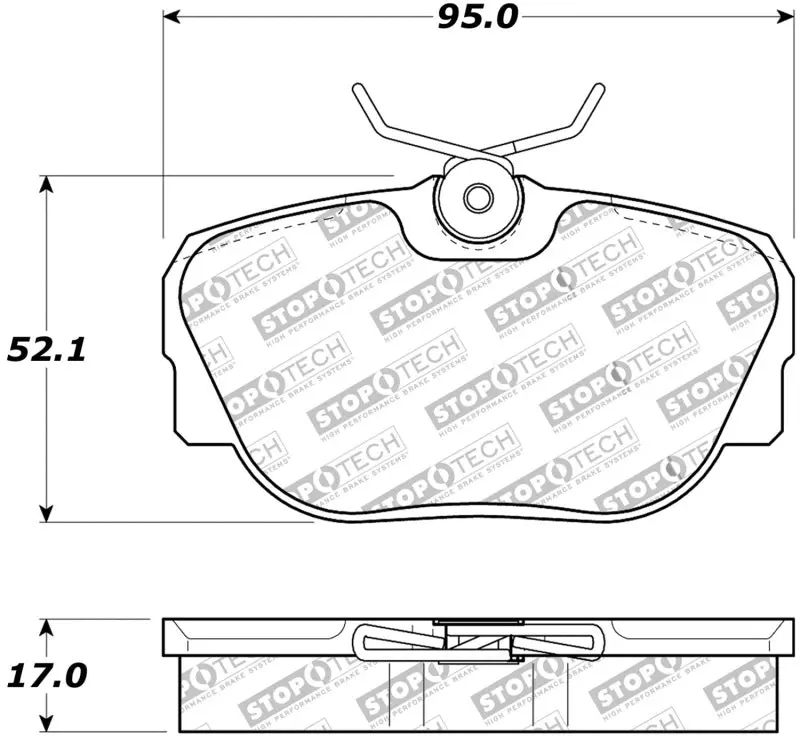Stoptech Street Touring Brake Pads 1