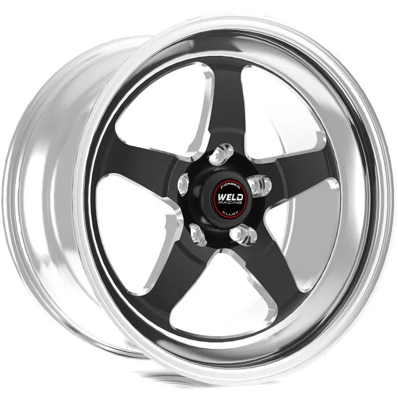 Weld S71 18X10.5 / 5X115mm Bp / 5.6In Bs Black Wheel (High Pad) - Non-Beadlock 1