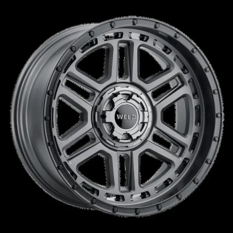 Weld Off-Road Crux 22X12in / 6X135 Bp / Et -44 / 106.1Mm Bore - Satin Gunmetal / Satin Black Wheel 1