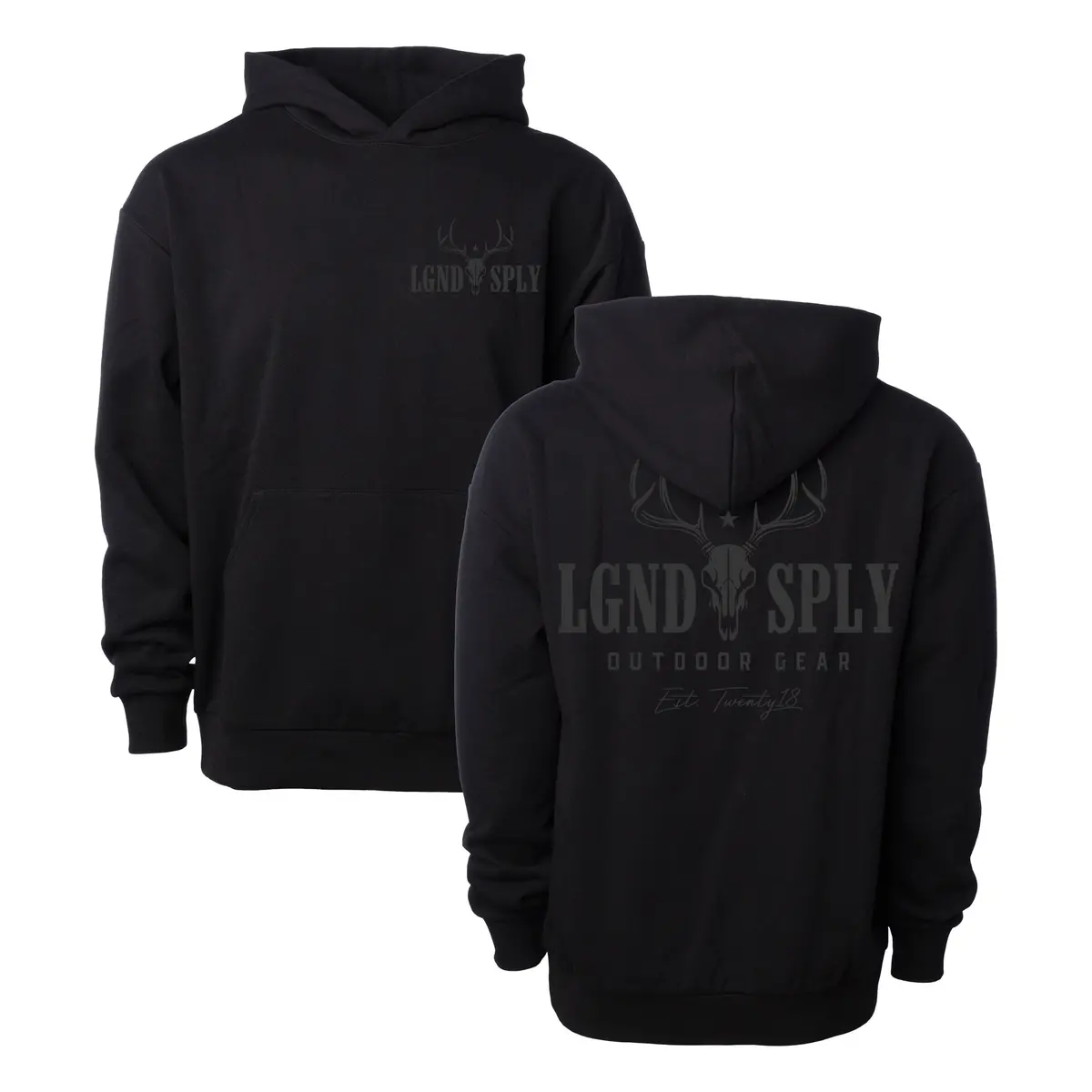Blackout Heritage Hunt Oversized Hoodie 1