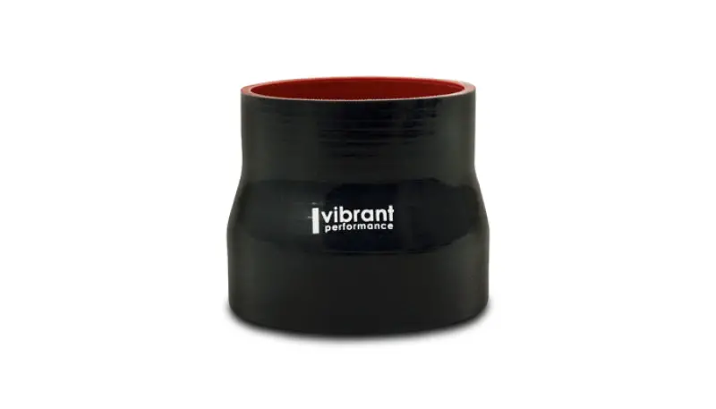 Vibrant 4 Ply Aramid Reducer Coupling 1.5In Inlet X 1In Outlet X 3In Length - Black 1