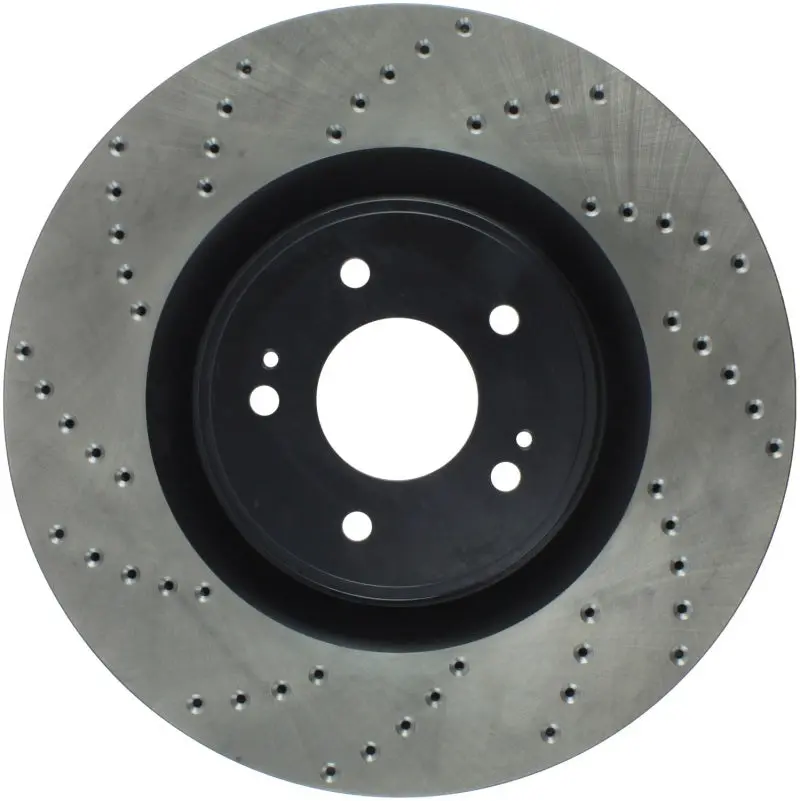 Stoptech 08-16 Mitsubishi Lancer Sport Drilled Right Front Rotor 1