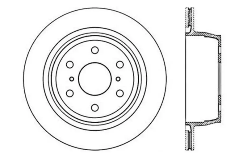 Stoptech Drilled Sport Brake Rotor 1