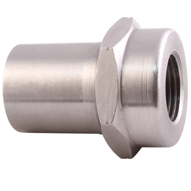 Qa1 Tube Adapter - 1In Od - Hex - Left Hand - 1/2-20 Thread .058 Wall - Alloy 1
