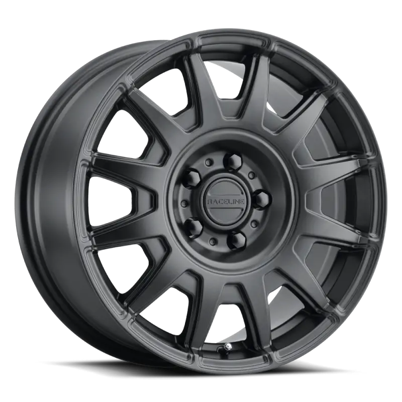 Raceline 401B Aero 18X8in / 5X100 Bp / 40Mm Offset / 72.62Mm Bore - Satin Black Wheel 1