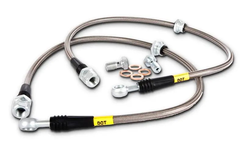Stoptech Bmw Stainless Steel Front Brake Lines (For Various Bbk Kits) 1