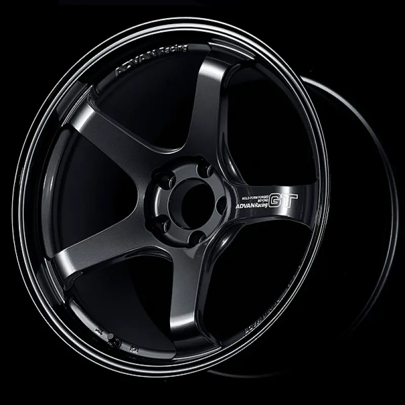 Advan Gt Beyond 19X9.5 +25 5X112 Racing Titanium Black Wheel 1