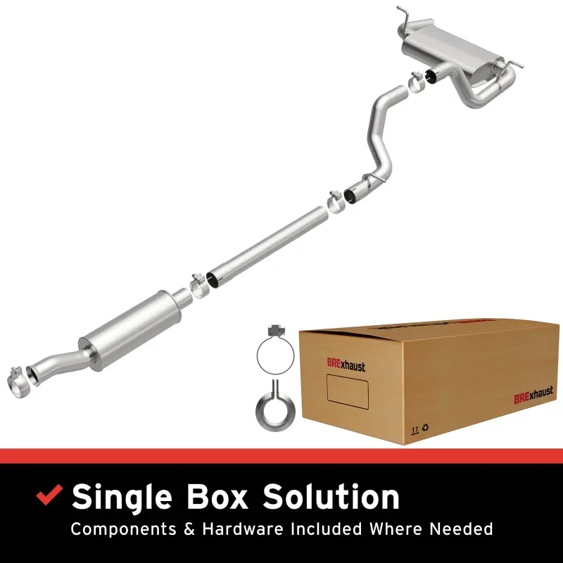 Brexhaust 18-24 Jeep Wrangler 3.6L Direct-Fit Replacement Exhaust System 1