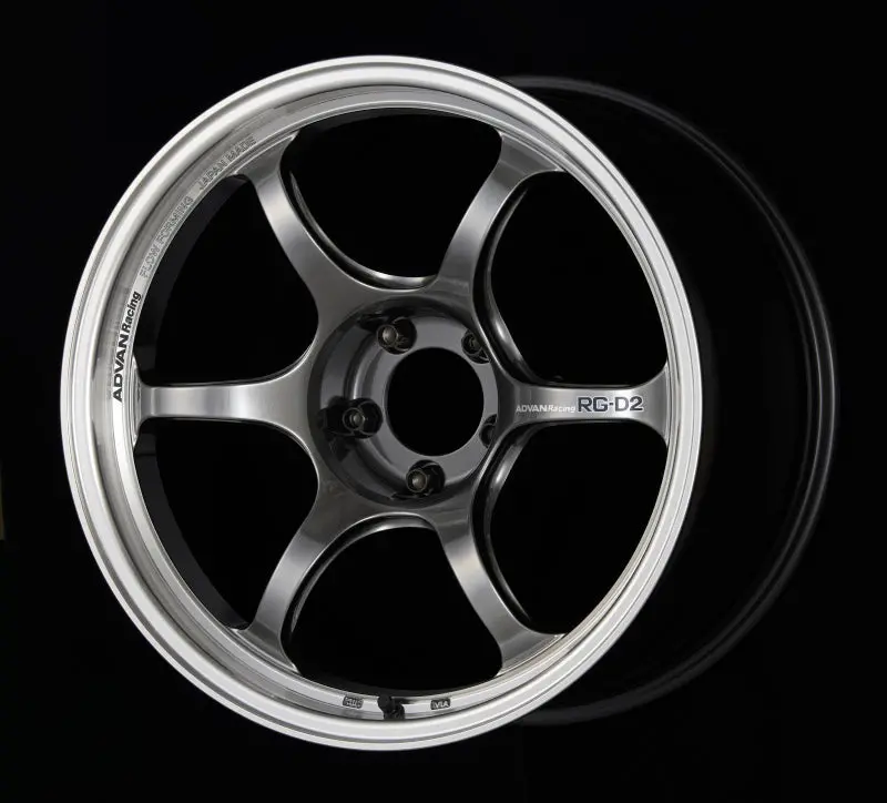 Advan Rg-D2 17X9.0 +62 5X114.3 Machining And Racing Hyper Black Wheel 1