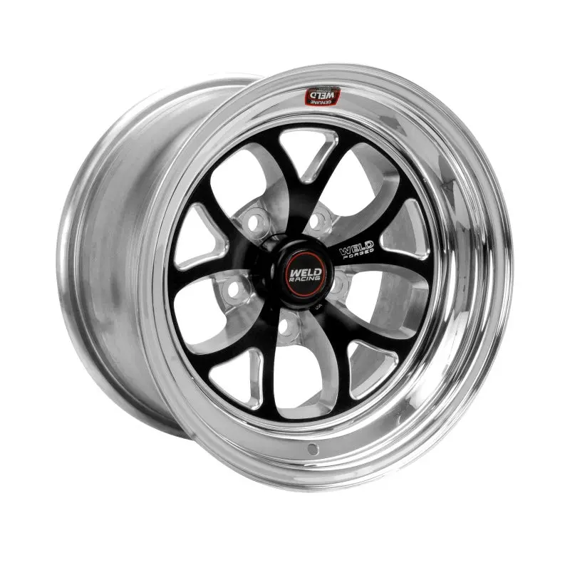 Weld S76 15X4 / 5X4.5 Bp / 1.5In. Bs Black Wheel (Medium Pad) - Non-Beadlock 1