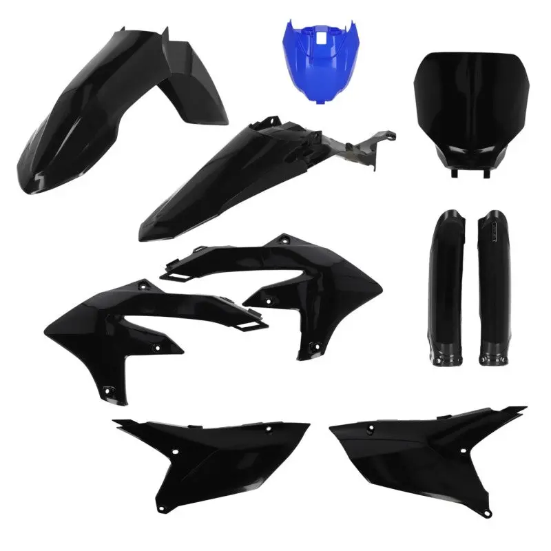 Acerbis 2024 Yamaha Yz250f/ 23-24 Yz450f/Fx (W/Tank Cover) Full Plastic Kit - Monster Black/Blue 1