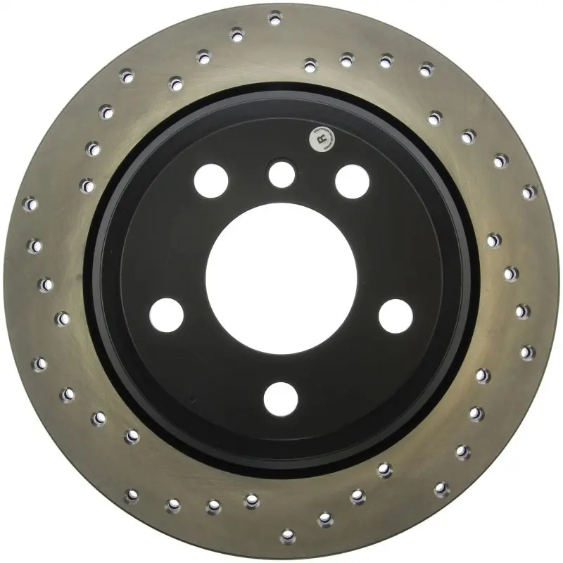 Stoptech Sport Cross Drilled Brake Rotor - Front Left 1