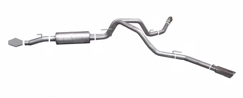 Gibson 11-14 Ford F-150 Fx4 3.5L 2.5In Cat-Back Dual Extreme Exhaust - Stainless 1