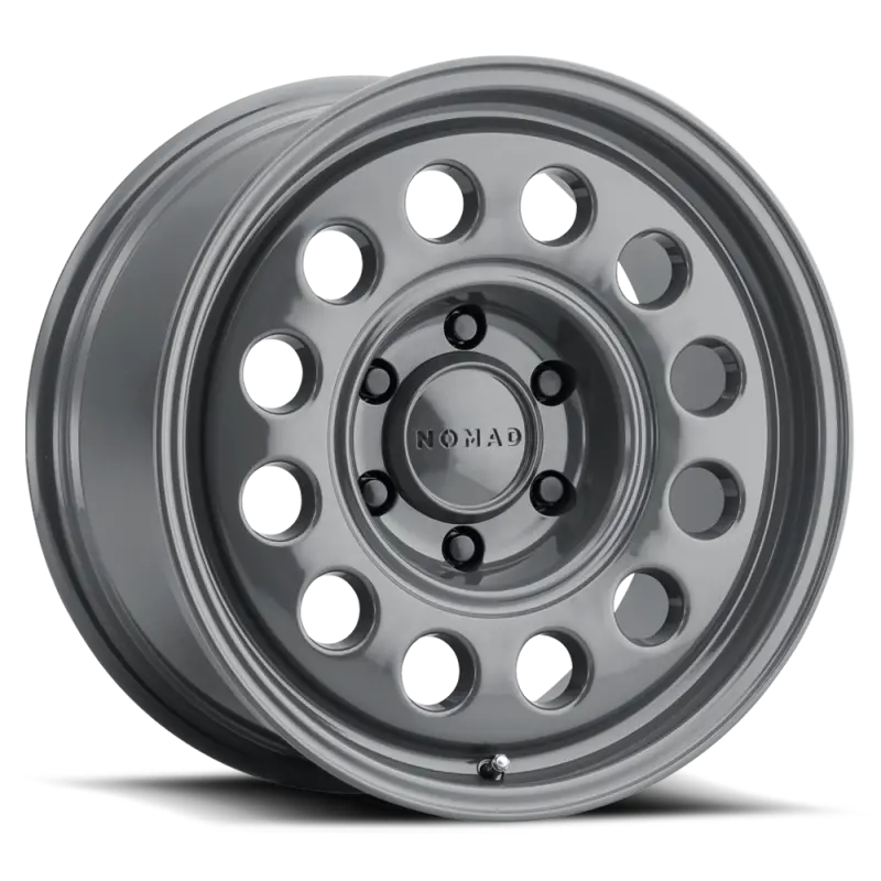 Nomad N501ug Convoy 17X8.5In / 5X150 Bp / -10Mm Offset / 110.3Mm Bore - Gloss Grey Wheel 1